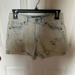 American Eagle Light Wash Jean Shorts